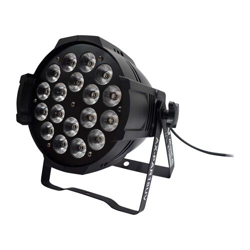 LUZ LED PAR 18X12W/6 EN 1 RGBWA+UV