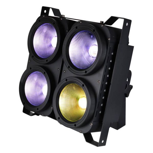 LUZ DE AUDIENCIA AMERICAN XTREME 4X100W COB BLINDER RGBW