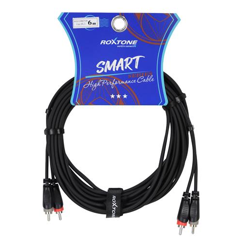 CABLE AUDIO 2 PLUG RCA X 2 PLUG RCA 6MT